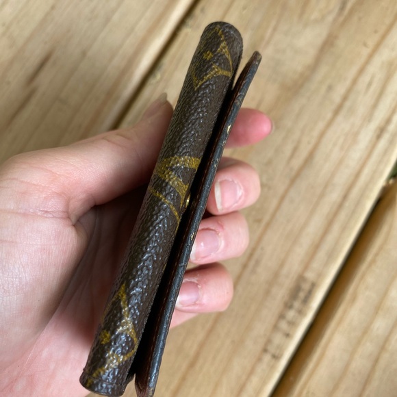 Authentic Louis Vuitton classic monogram canvas 4 keyholder brown gold - Picture 3 of 7